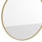 Flash Furniture 30" Round Gold Metal Framed Accent Wall Mirror HFKHD-0GD-CRE8-491315-GG - alternate 9